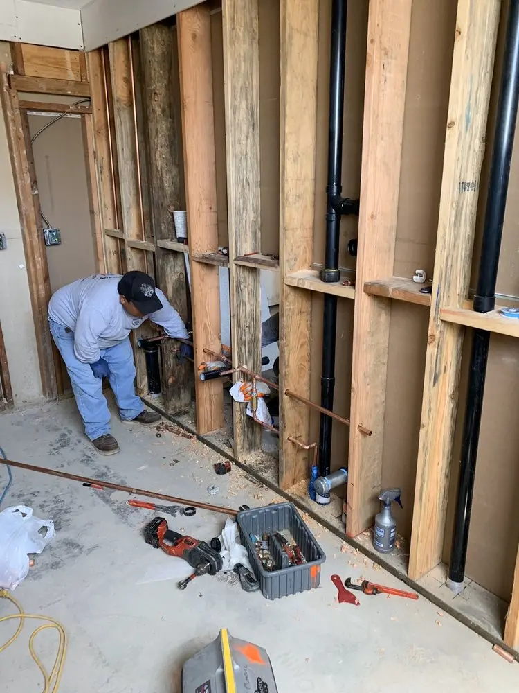 Commercial rough-in plumbing for Commercial Plumbing in Kennebunk